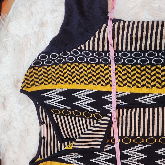 BONITA oversized, overlapping, open front multi design/colour cardigan - Picture 5 of 14